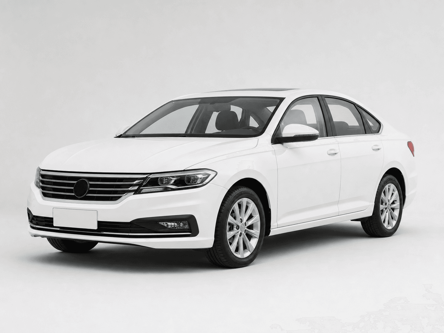 A compact family sedan ready for a maintenance check